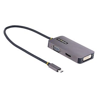 StarTech 118-USBC-HDMI-VGADVI USB C Video Adapter