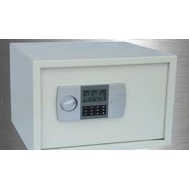 Electronic Safe with LCD display for 15" laptop Beige- MG-CD430-1BG