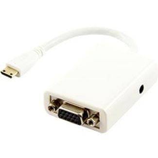 Comsol HD-MNV35-AD Mini HDMI Male to VGA Female + 3.5mm Audio Adapter