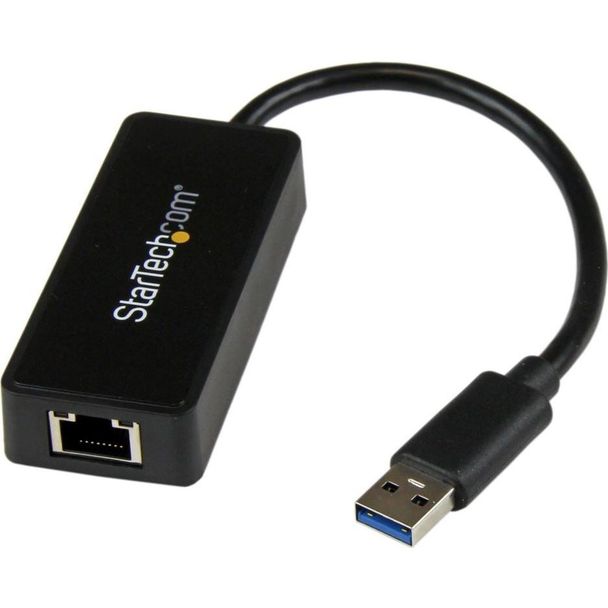 StarTech USB31000SPTB Gigabit USB 3.0 NIC - Black