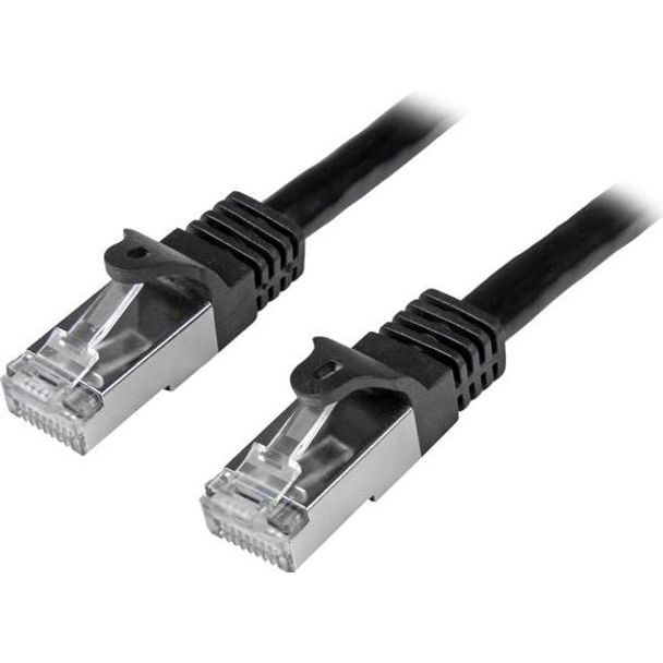 StarTech N6SPAT1MBK 1M CAT6 SFTP Patch Cable - Black
