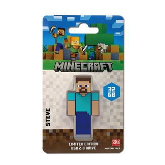 Verbatim 66978 32GB Minecraft Collectors Edition USB Flash Drive Steve