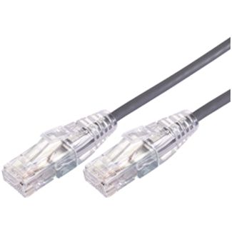 Comsol UTP-.3-C6A-UT-GRY 30cm RJ45 Cat 6A Ultra Thin Patch Cable - Grey