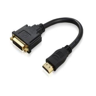 Alogic HDMI-DVI-15MF 15cm HDMI (M) to DVI-D (F) Adapter Cable - M to F