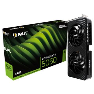 PALIT NE65050019P1-GB2070D GeForce RTX 5050 Dual 8GB GDDR6 Graphics Card