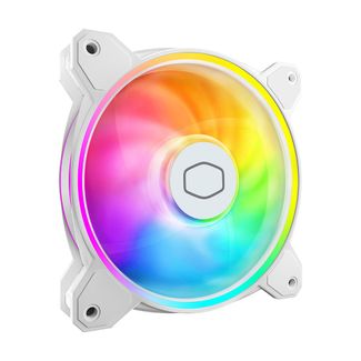 Cooler Master MFL-B2DW-21NP2-R2 MasterFan MF120 Halo 2 Dual Loop ARGB 120mm Case Fan White