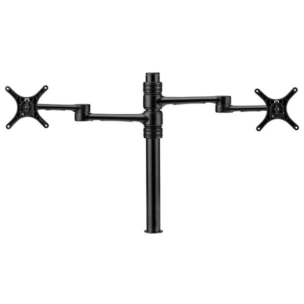 Atdec AFS-AT-DC-B Articulated Dual Monitor Arm Fits Up to 2x 27' Monitors