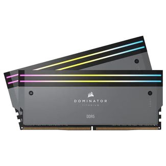 Corsair CMP96GX5M2B6000Z30 Dominator Titanium 96GB (2 x 48GB) DDR5 6000MHz CL30-36-36-76 1.40V EXPO & XMP 3.0 Memory GREY
