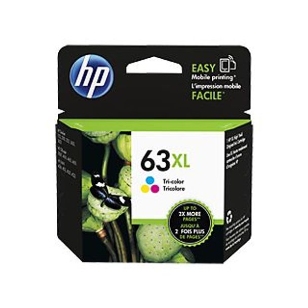 HP 63XL Tri-Color Ink Cartridge F6U63AA
