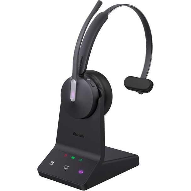 Yealink WH64-M-MS WH64 Mono Teams Certified DECT Wireless Headset
