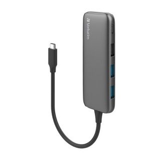 Verbatim 66603 4-Port USB-C Hub Space Grey