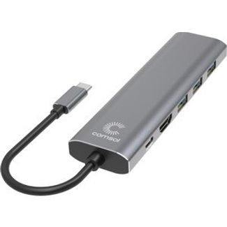 Comsol CMMP08 USB-C 4K HDMI Multiport Adapter with USB-C PD Power