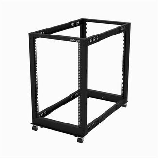 Startech 4POSTRACK18U Rack 18U Open Frame 22-40 in. Depth