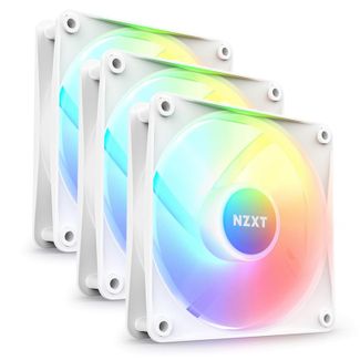 NZXT RF-C12TF-W1 F120RGB Core 120mm Hub-Mounted RGB Fan Triple Pack White With RGB Controller