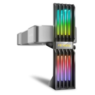 Antec AT-GPUH-ARGB-BK Aluminium ARGB GPU Holder - Black