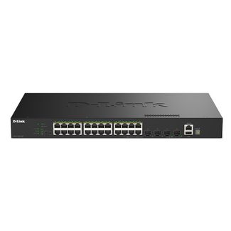 D-Link DGS-1530-28P 28-Port Gigabit Smart Managed Stackable PoE+ Switch