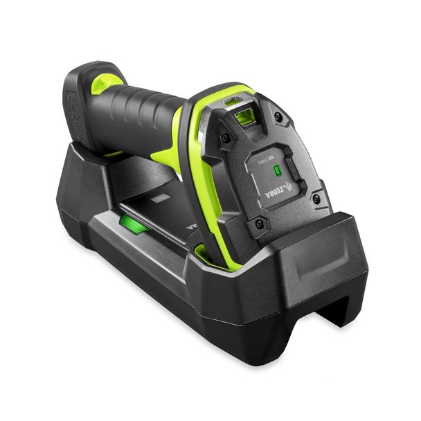 Zebra LI3678-ER3U-42A0S1W LI3678 Black/Industrial Green Extended Range 1D Handheld Rugged Barcode Scanner Kit