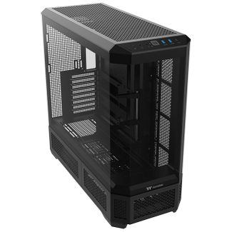 Thermaltake CA-11H-00F1WN-00 View 600 Tempered Glass Full Tower E-ATX Case Black Edition