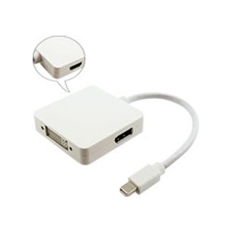 Comsol MD-DDH-AD 20cm Mini DisplayPort Male to HDMI/DVI/DisplayPort Adapter