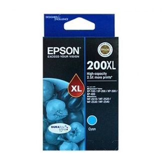 Epson C13T201292 T201292 200XL High Capacity Durabrite Ultra Cyan Cartridge