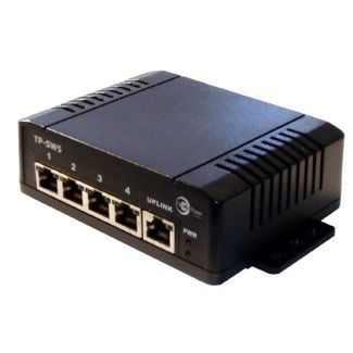 Tycon Power TP-SW5G 5 port HP POE Gigabit switch w/ 48V 120W PS IEEE 802.3at/af