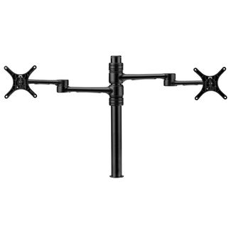 Atdec AFS-AT-DC-B Articulated Dual Monitor Arm Fits Up to 2x 27' Monitors