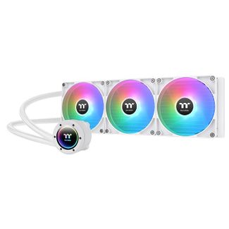 Thermaltake CL-W378-PL14SW-A TH420 V2 ARGB Sync AIO Liquid CPU Cooler - Snow Edition