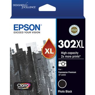 Epson C13T01Y192 302XL Claria Premium Photo Black Ink Cartridge