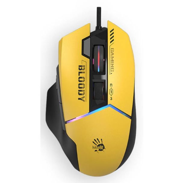 Bloody ERBMA708 W95 Ultra Extra Fire RGB Gaming Mouse Lime