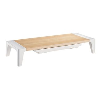 Mbeat ACA-MSTD-02OAK activiva Eroglife Monitor Stand Riser with Storage Drawer
