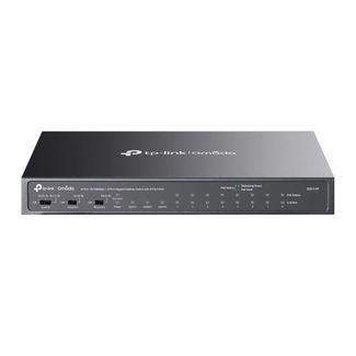 TP-Link Omada DS111P 8-Port 10/100Mbps + 3-Port Gigabit Desktop Switch with 8-Port PoE+