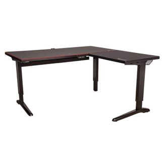 Thermaltake GGD-EDL-BKEINX-01 Toughdesk 500L RGB BattleStation L-Shaped Electric Height Adjustable Gaming Desk