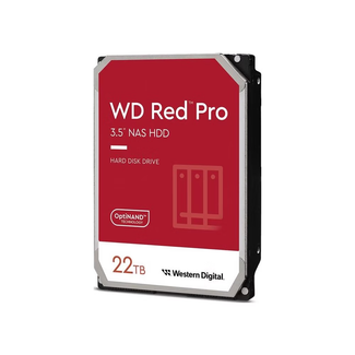 WD WD221KFGX Red Pro 22TB 3.5'' NAS HDD SATA3 7200RPM 512MB Cache