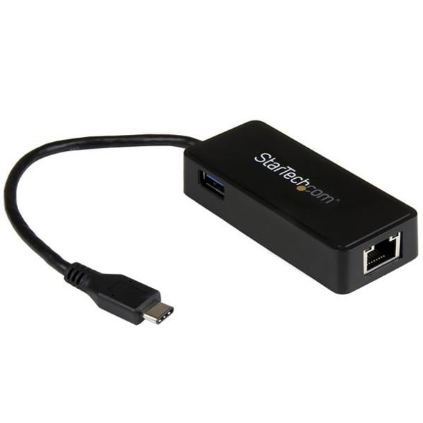 StarTech US1GC301AU USB-C to GbE Adapter w/ Extra USB port