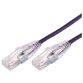 Comsol UTP-03-C6A-UT-PUR 3m RJ45 Cat 6A Ultra Thin Patch Cable - Purple