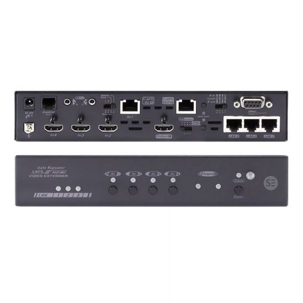 Serveredge SW4I-03457-100 HD BaseT 4K2K 4-Input Switcher 100m