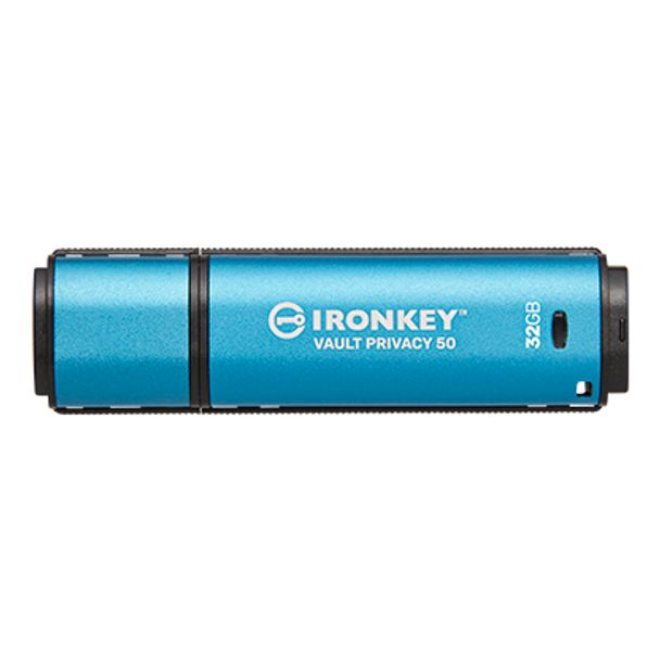 Kingston IKVP50/32GB IronKey Vault Privacy 50 Encrypted USB Flash Drive 32GB