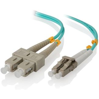 ALOGIC LCLC-01-OM4 1m LC-LC 40G/100G Multi Mode Duplex LSZH Fibre Cable 50/125 OM4