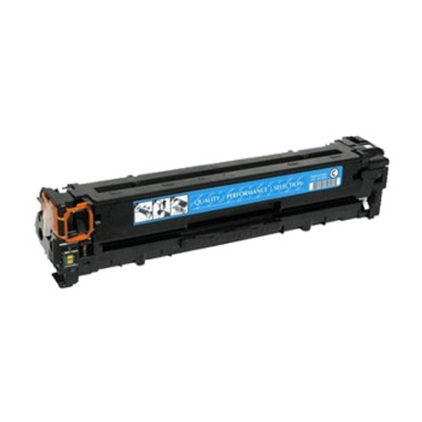 Compatible HP CE411A Compatible Cyan Toner Cartridge - 2,600 pages