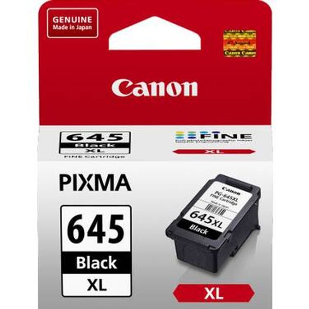 Canon PG645 Black Ink Cart 180 pages Black