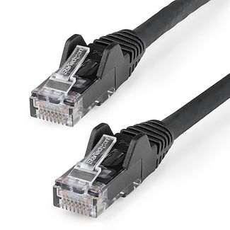StarTech N6LPATCH3MBK 3m CAT6 Snagless LSZH Ethernet Cable - Black