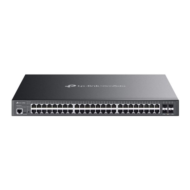 TP-Link SG3452XMPP Omada 48-Port Gigabit and 4-Port 10GE SFP+ L2+ Managed Switch