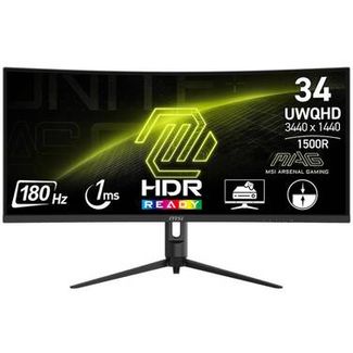 MSI MAG 342CQR E2 34" UWQHD 180Hz 1ms Adaptive Sync Curved Gaming Monitor