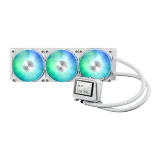 ASUS MAX Gaming LC 360 ARGB LCD WHT AIO Liquid CPU Cooler White
