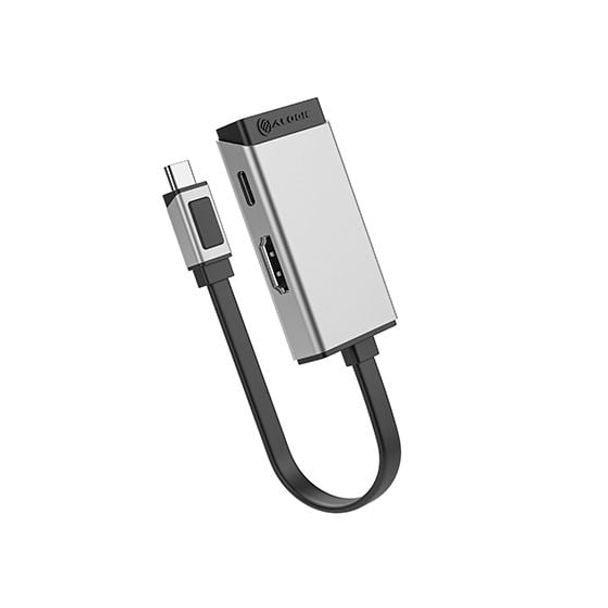 ALOGIC ULCHDPD-SGR Magforce DUO 2-IN-1 Adapter (USB-C to HDMI + 100W Power Delivery)