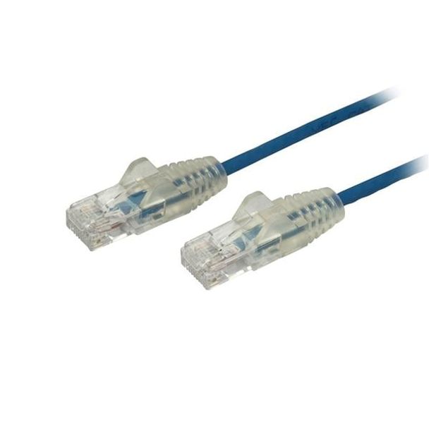 Startech N6PAT100CMBLS Cable Blue Slim CAT6 Patch Cord 1m