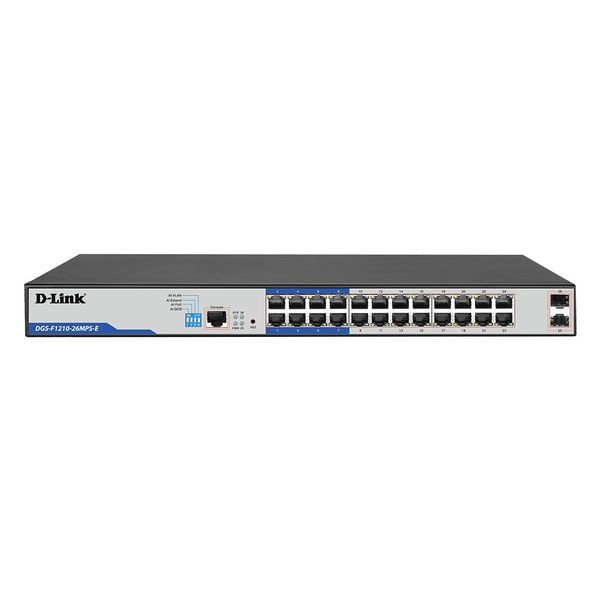 D-Link DGS-F1210-26MPS-E 26-Port Gigabit Long PoE+ Switch