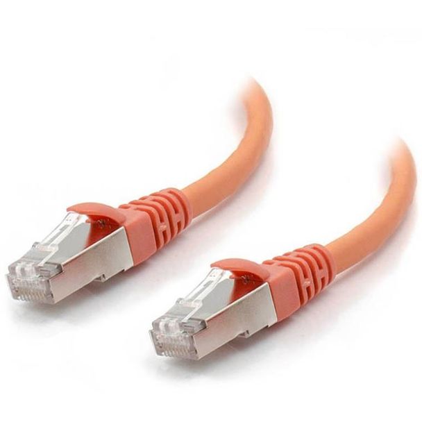 Alogic C6A-0.3-Orange-SH 0.3m Orange 10GbE Shielded CAT6A LSZH Network Cable