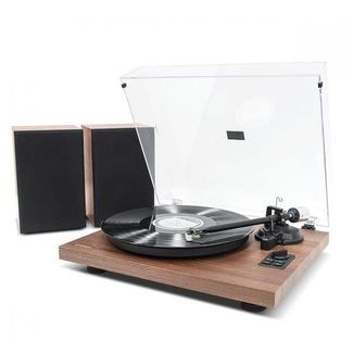 Mbeat MB-PT-28 Hi-Fi Turntable with Bluetooth Receiver and Speakers