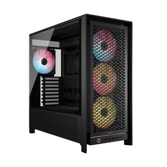 Corsair CC-9011309-WW FRAME 5000D RS Modular High Airflow ARGB Tempered Glass Mid Tower ATX Case Black